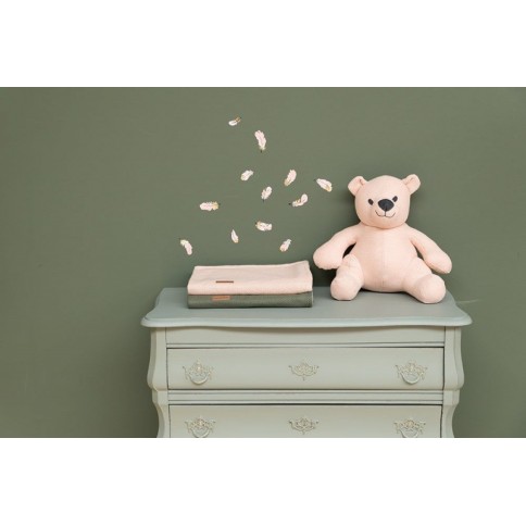 Babys only Gitterbettdecke teddyfutter Classic, Stone Red