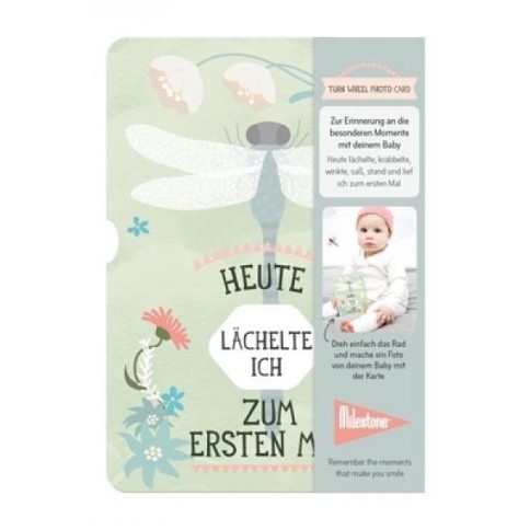 Turn Wheel Photo Card - Babys Besondere Momente