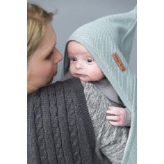 Kapuzendecke soft Classic, Wollweiss