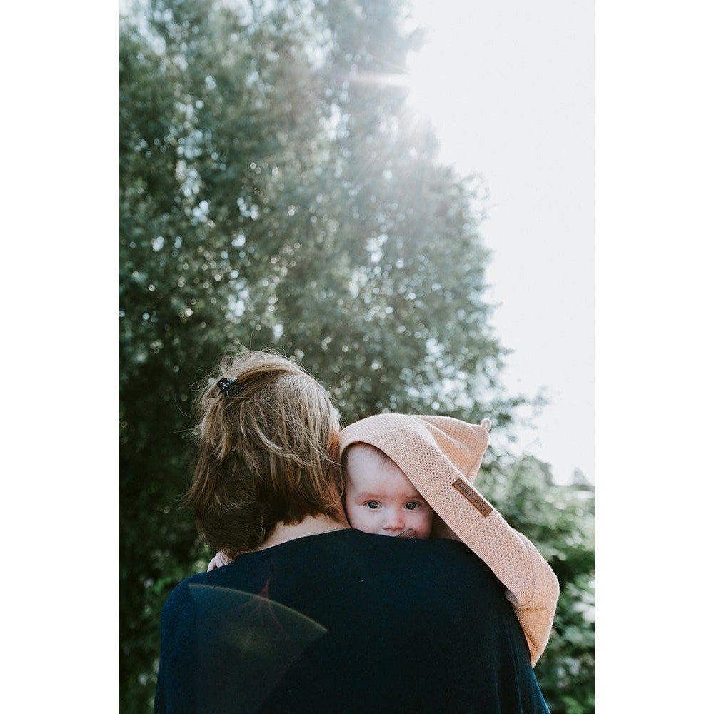 Kapuzendecke soft Classic, Puderblau