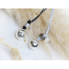 Bola-Kugel - BabyBel Schwangerschaftskette, Baby Händchen, Silber