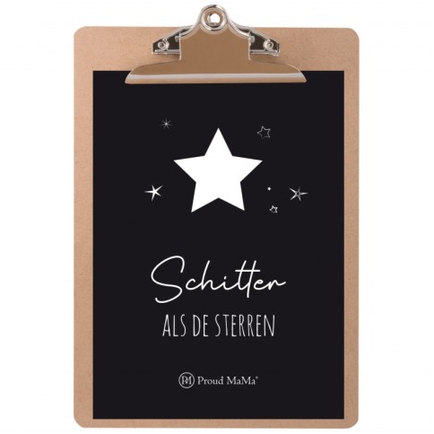 Karte mit Klemmbrett, Shine Like The Stars