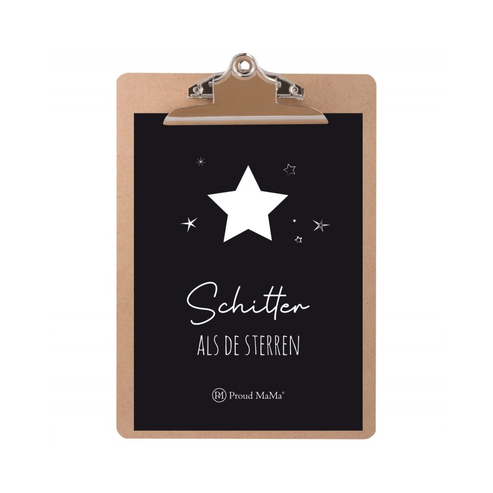 Karte mit Klemmbrett, Shine Like The Stars