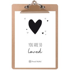 Karte mit Klemmbrett, You Are So Loved