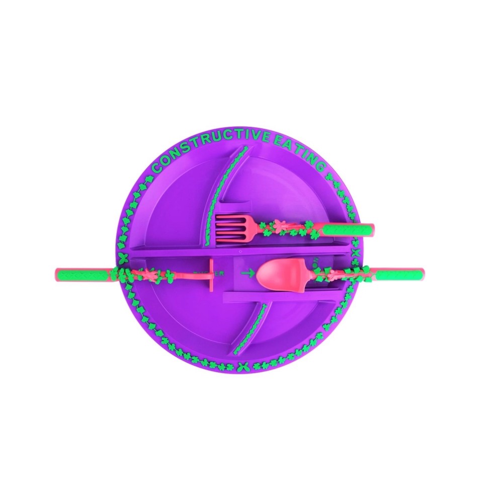 Constructive Eating Teller (ohne Besteck), Garten
