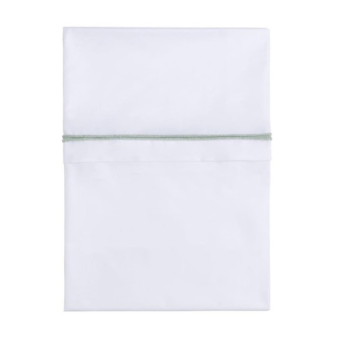 Babys only Bettlaken gestricktes Band, Melee/Weiß (100x80 cm)