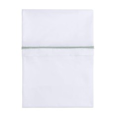 Babys only Bettlaken gestricktes Band, Melee/Weiß (100x80 cm)