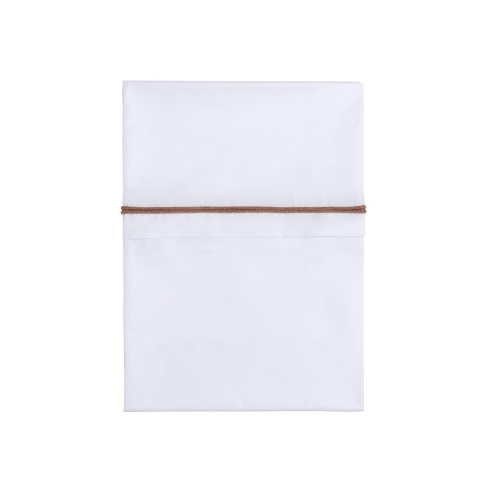 Babys only Bettlaken gestricktes Band, Kupfer-Honey Melee/Weiß (100x80 cm)