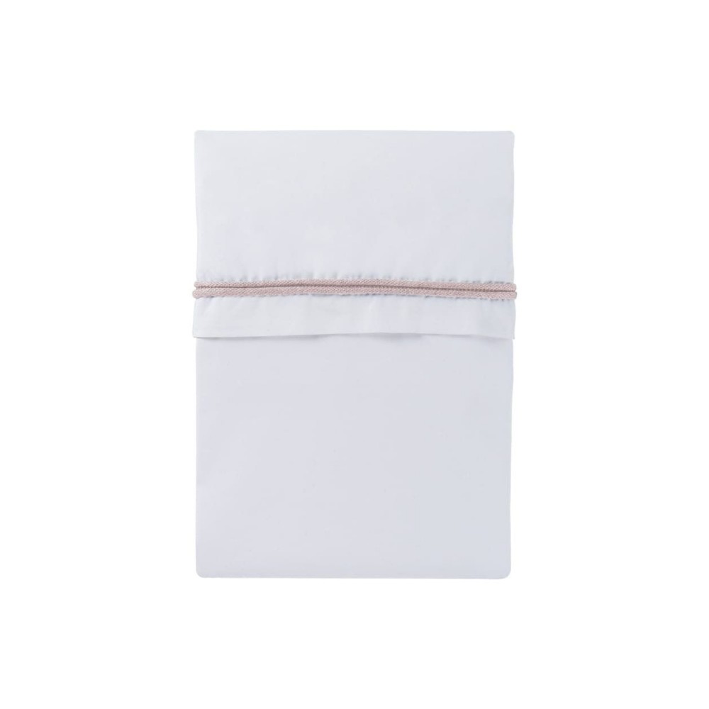 Babys only Gitterbettlaken gestricktes Band klassisch, Rosa/Weiß