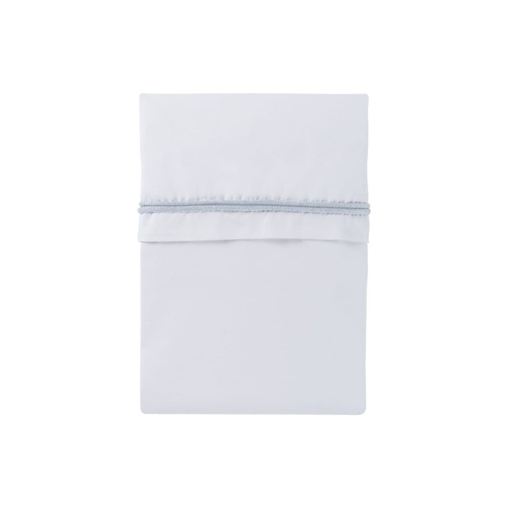 Babys only Bettlaken gestricktes Band, Puderblau/Weiß