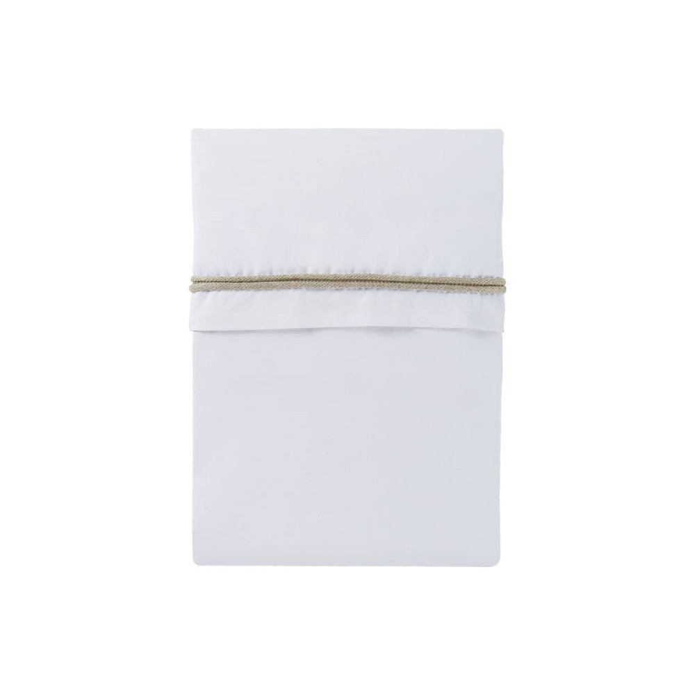 Babys only Bettlaken gestricktes Band, Beige/Weiß