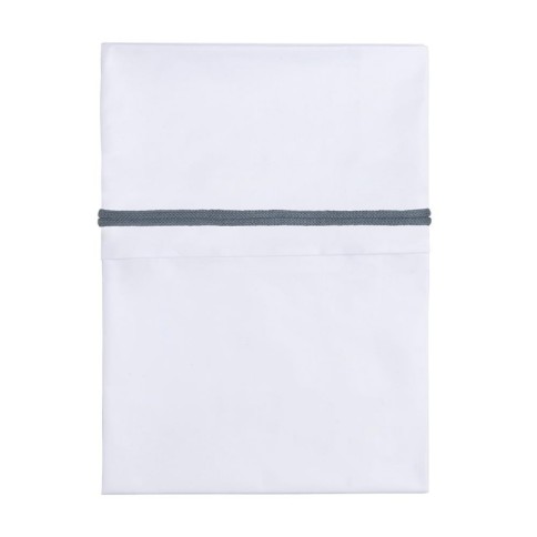 Babys only Baby Gitterbettlaken gestricktes Band, Granit/Weiß