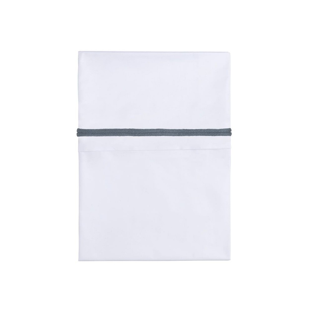 Babys only Baby Gitterbettlaken gestricktes Band, Granit/Weiß