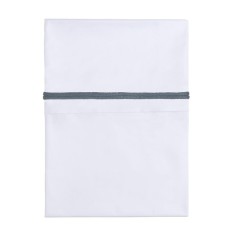 Babys only Baby Gitterbettlaken gestricktes Band, Granit/Weiß