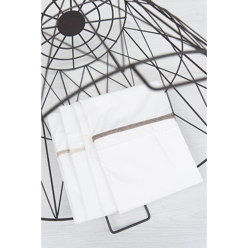 Babys only Bettlaken gestricktes Band, Anthrazit/Weiß