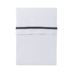 Babys only Bettlaken gestricktes Band, Anthrazit/Weiß