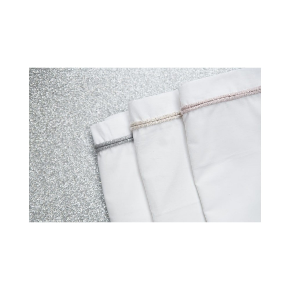 Babys only Bettlaken gestricktes Band, Khaki/Weiß