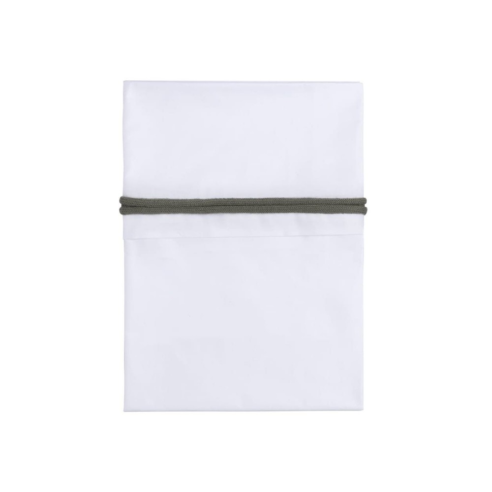 Babys only Bettlaken gestricktes Band, Khaki/Weiß