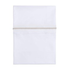 Babys only Bettlaken gestricktes Band, Gold-Mint Melee/Weiß