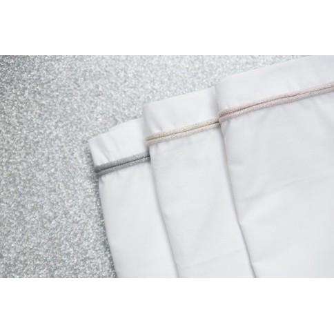 Babys only Bettlaken gestricktes Band, Kupfer-Honey Melee/Weiß