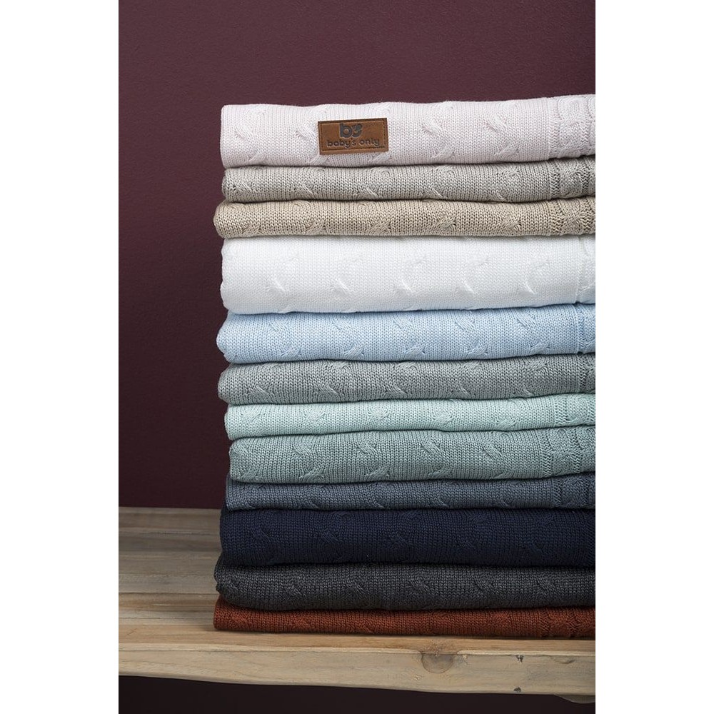 Babys only Babydecke Cable, Weiß