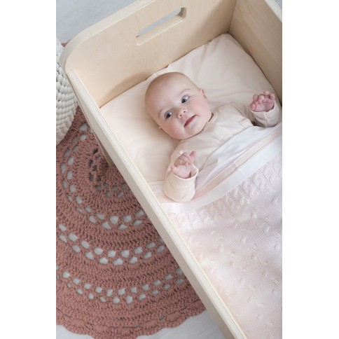 Babys only Babydecke Cable, Weiß