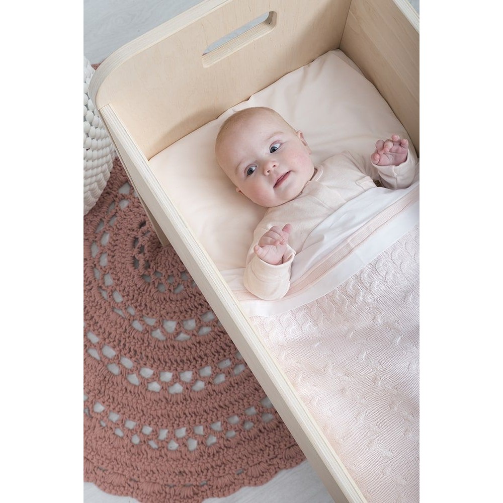 Babys only Babydecke Cable, Weiß