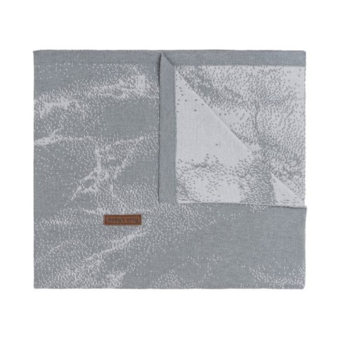 Babys only Babydecke Marble, Grau/Silbergrau