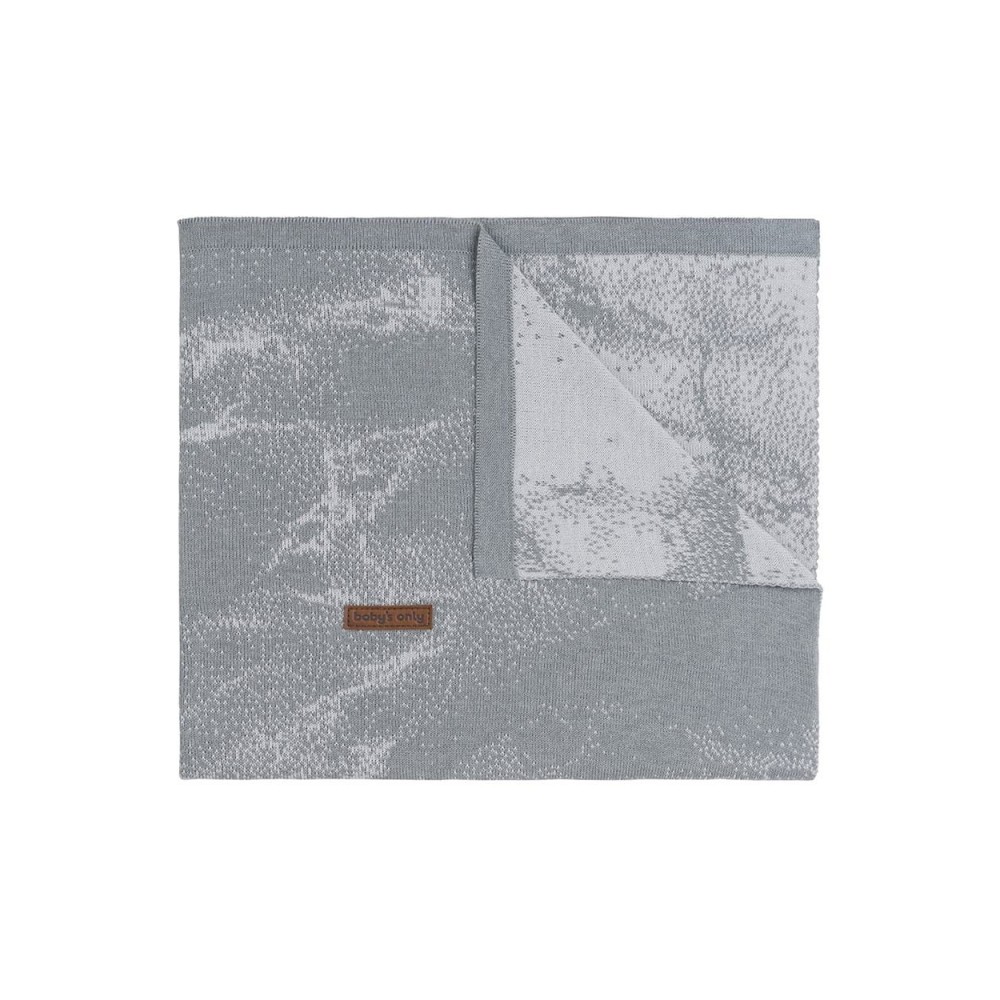 Babys only Babydecke Marble, Grau/Silbergrau