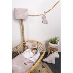 Babys only Babydecke Marble, Granit/Grau