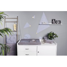 Babys only Gitterbettdecke Marble, Grau/Silbergrau