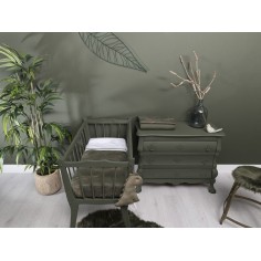 Babys only Gitterbettdecke Marble, Khaki/Olive