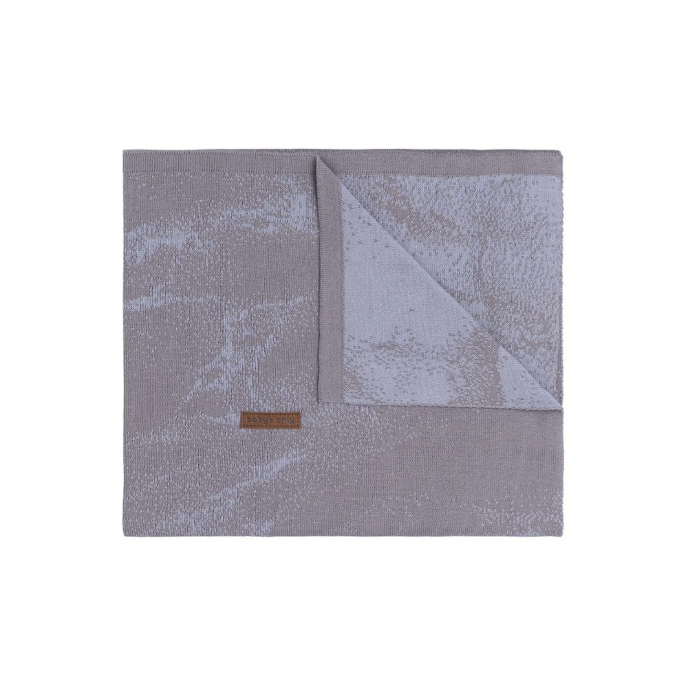 Babys only Gitterbettdecke Marble cool, Grey/Lila