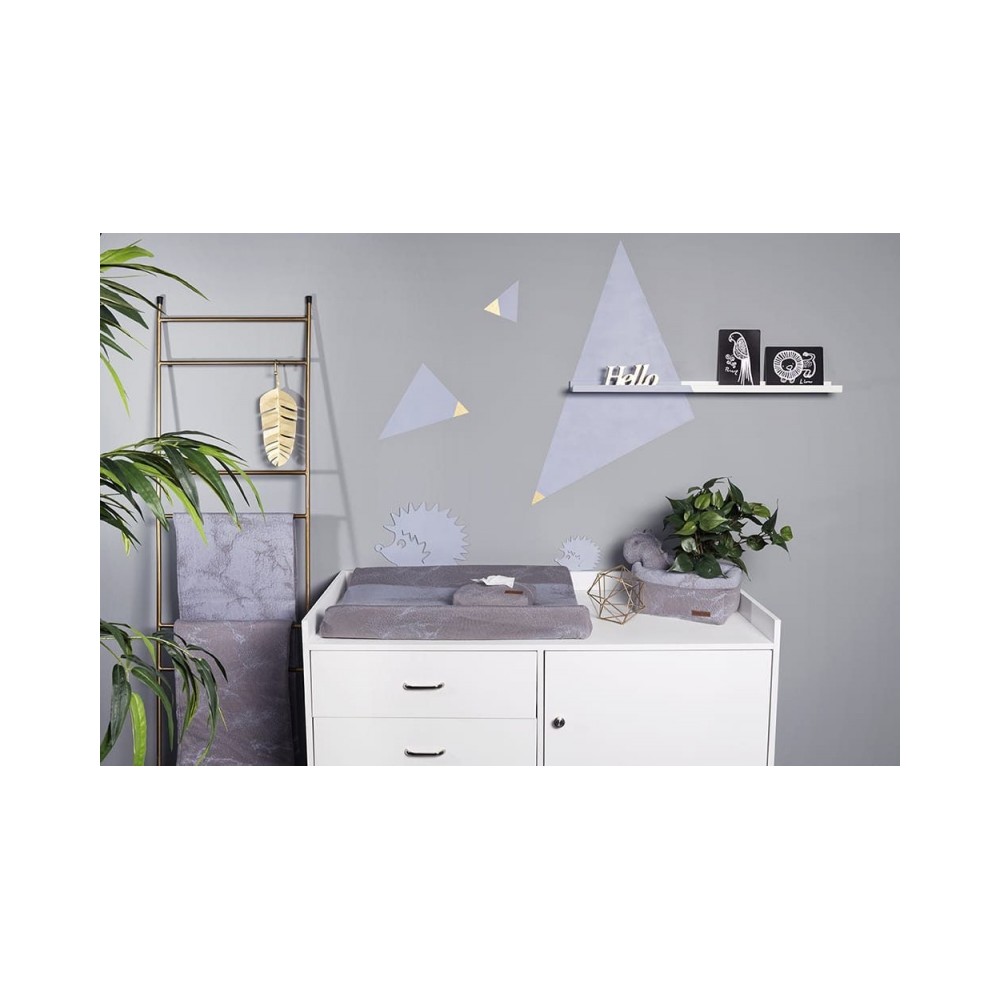 Babys only Gitterbettdecke Marble, Granit/Grau