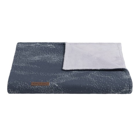 Babys only Babydecke teddyfutter Marble, Granit/Grau