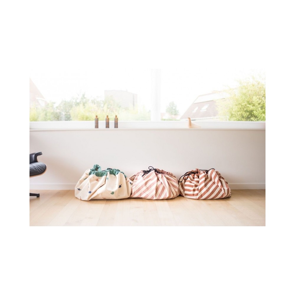 Spielzeugtasche, Stripes Pink