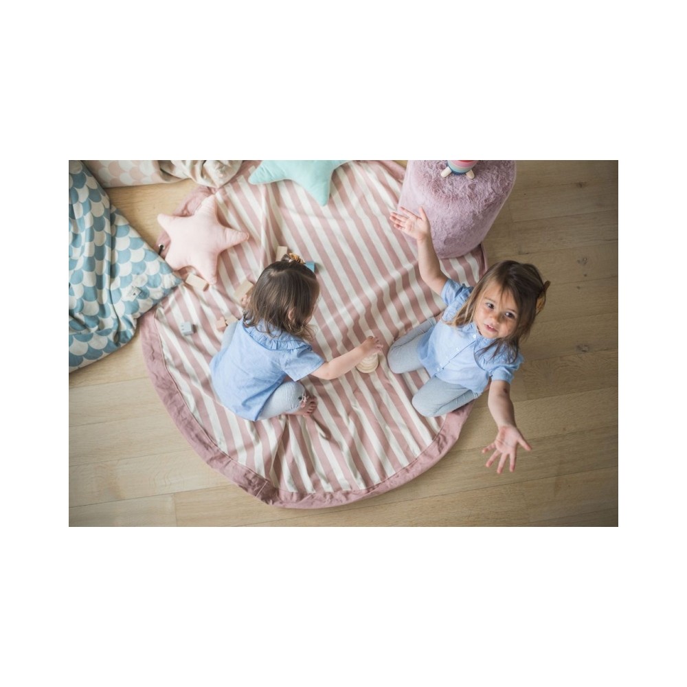 Spielzeugtasche, Stripes Pink