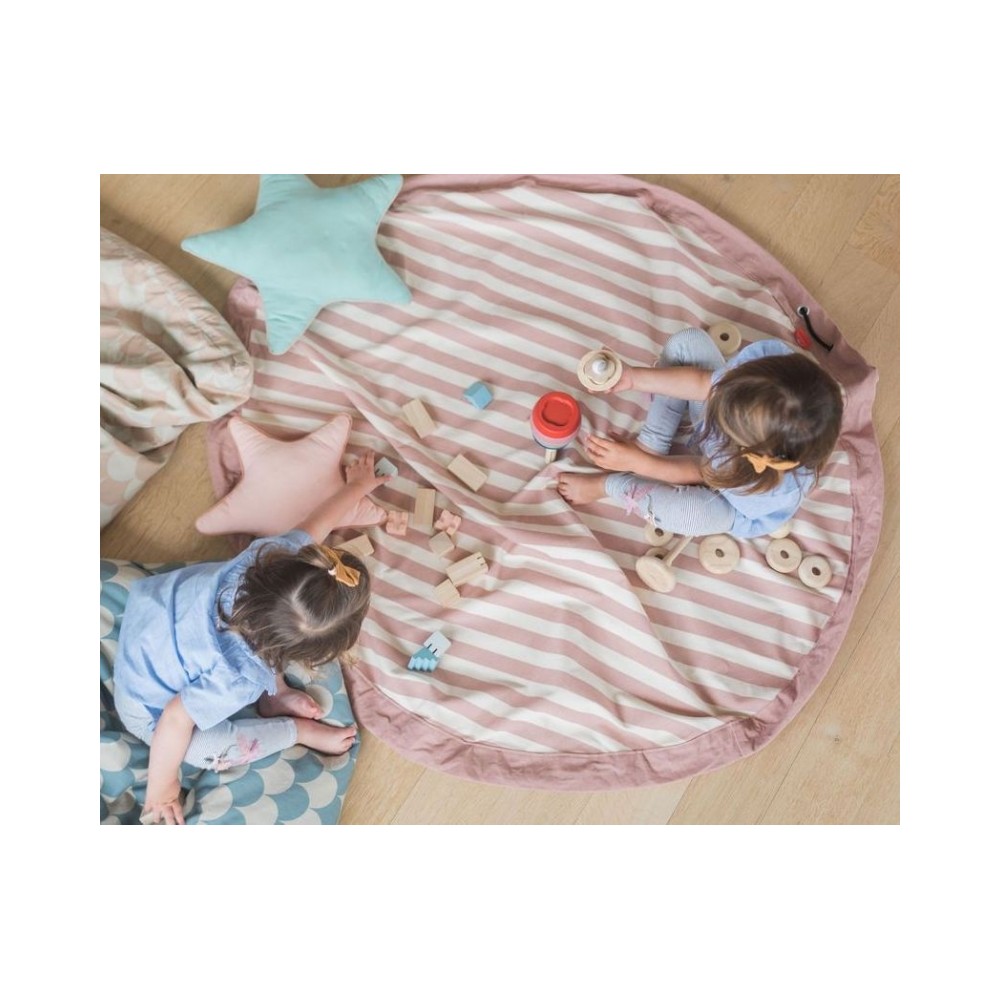 Spielzeugtasche, Stripes Pink