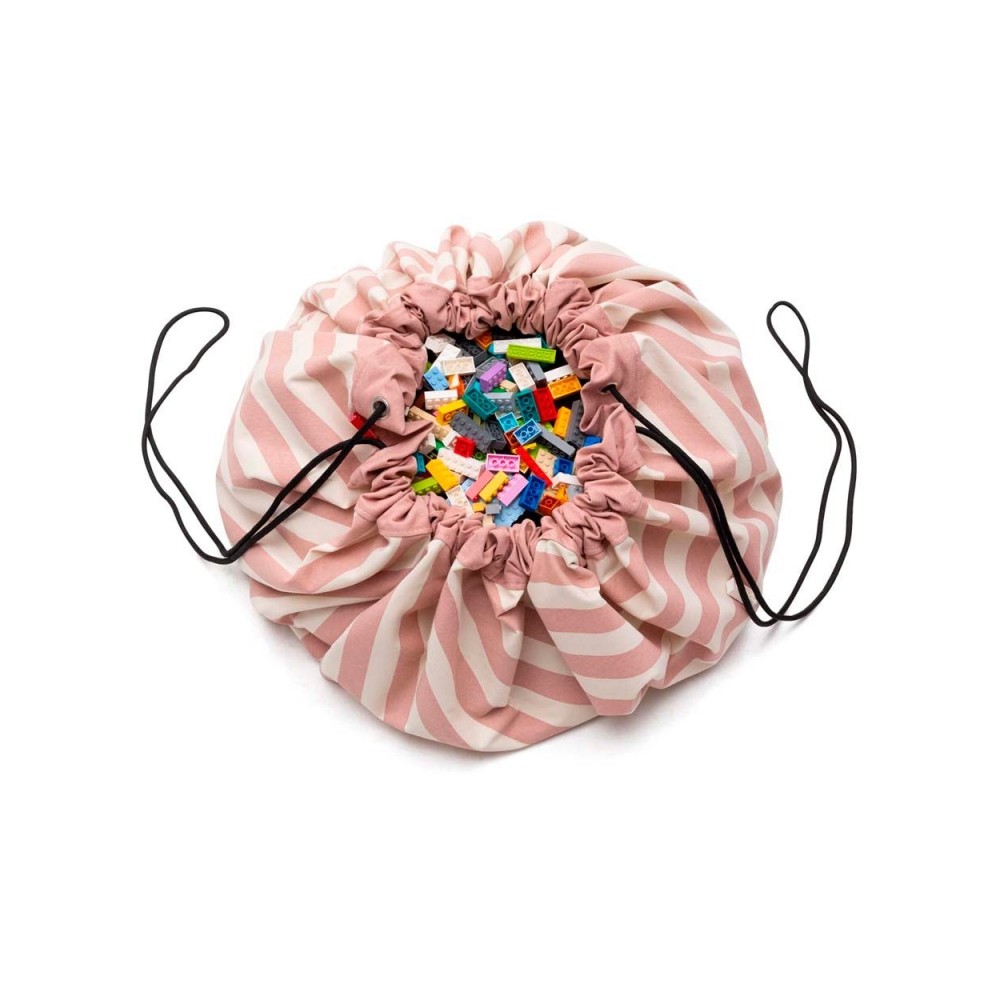 Spielzeugtasche, Stripes Pink