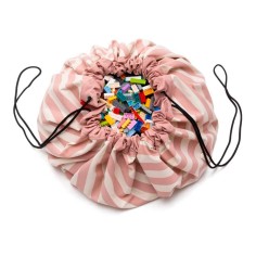 Spielzeugtasche, Stripes Pink