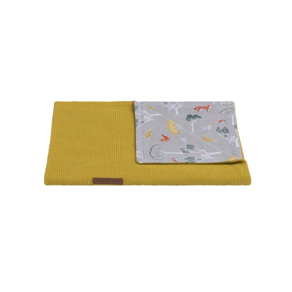 Babys only Babydecke Forest, Mustard 70 x 95 cm