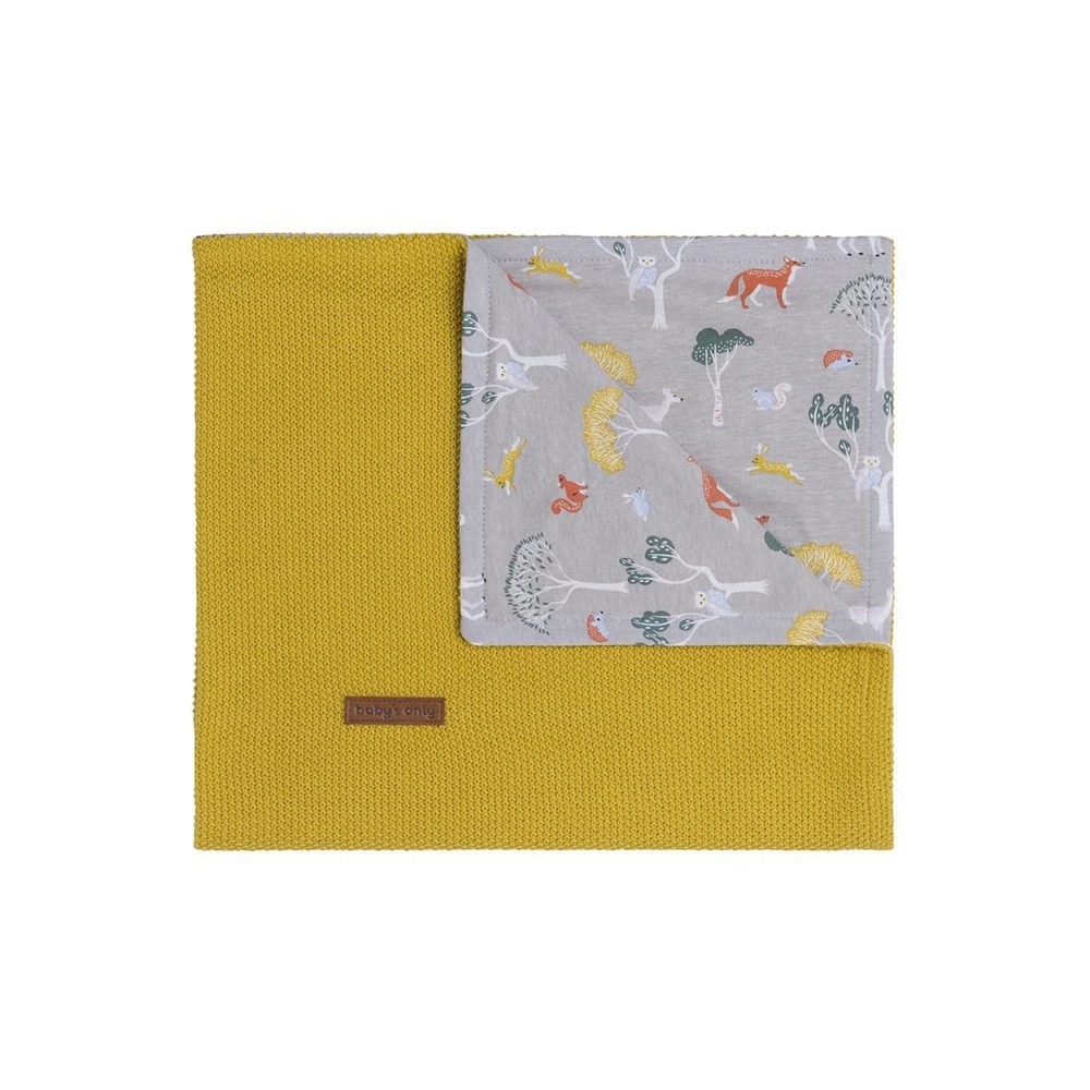 Babys only Babydecke Forest, Mustard 70 x 95 cm