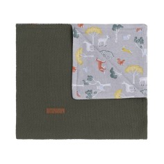 Babys only Gitterbettdecke Forest, Khaki 100 x 135 cm