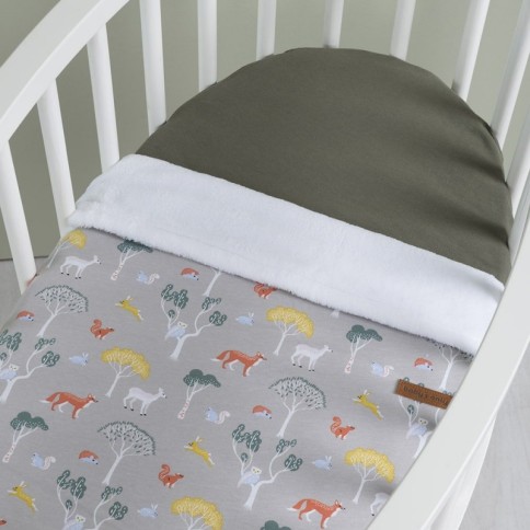 Babys only Babydecke teddyfutter, Forest 70 x 95 cm