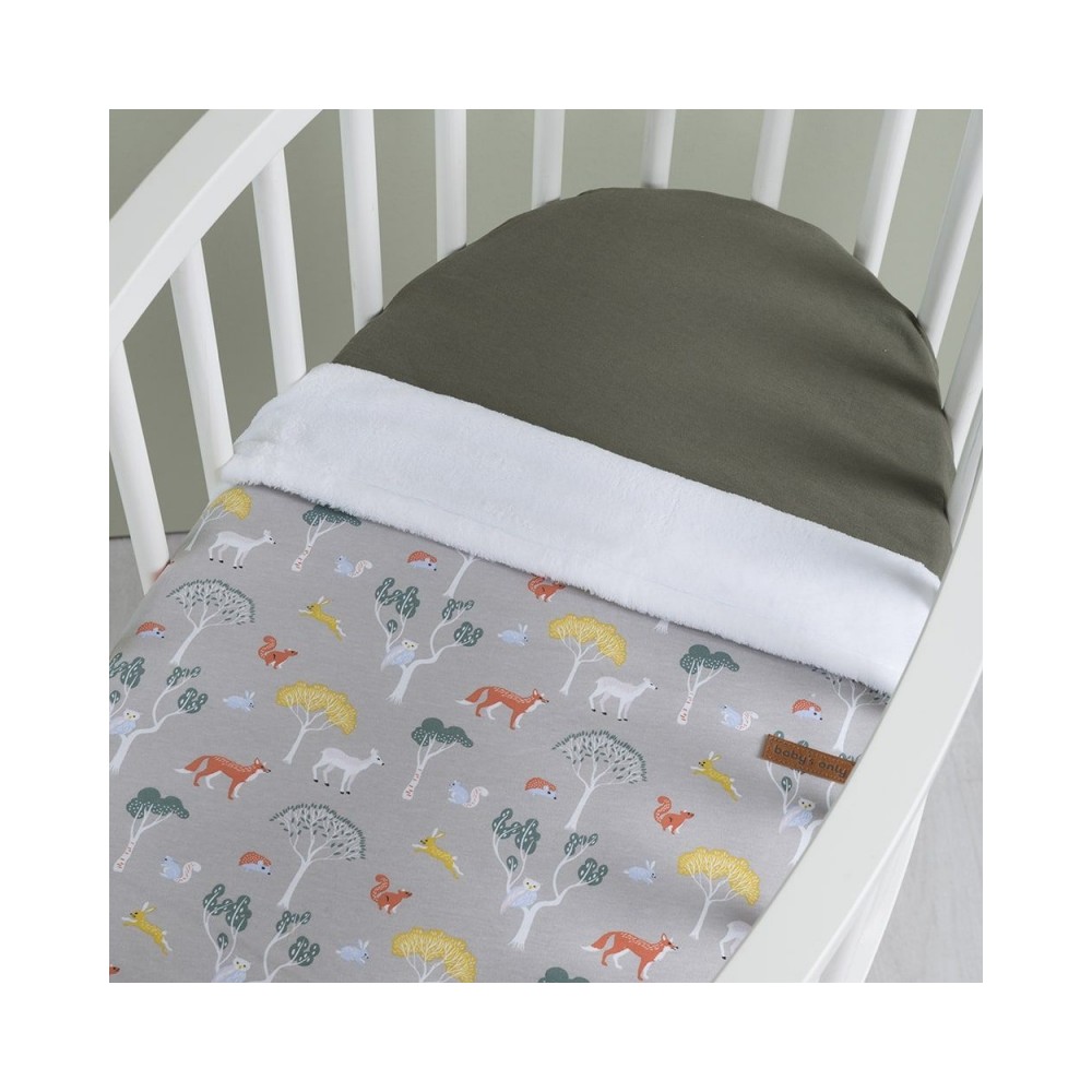 Babys only Babydecke teddyfutter, Forest 70 x 95 cm