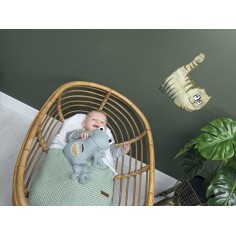 Babys only Gitterbettdecke soft Sparkle, Gold-Mint Melee 100 x 135 cm
