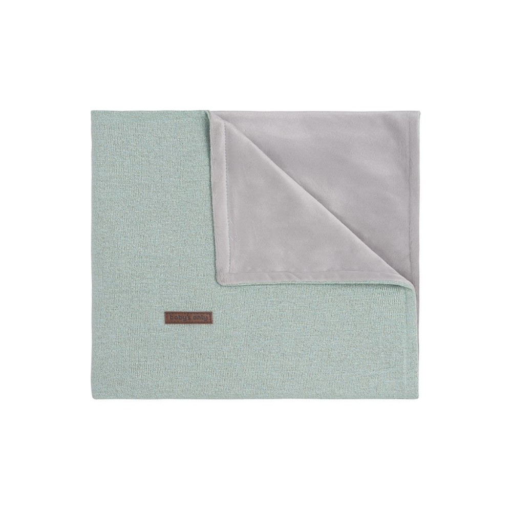 Babys only Gitterbettdecke soft Sparkle, Gold-Mint Melee 100 x 135 cm