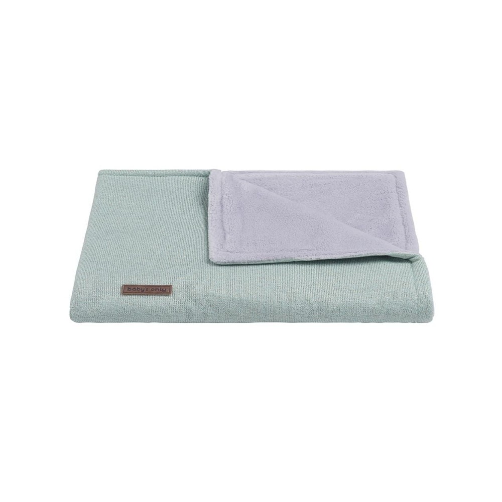 Babys only Babydecke teddyfutter Sparkle, Gold-Mint Melee 70 x 95 cm