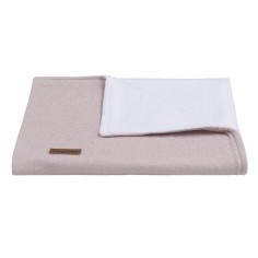 Babys only Babydecke teddyfutter Sparkle, Silber-Rosa Melee 70 x 95 cm