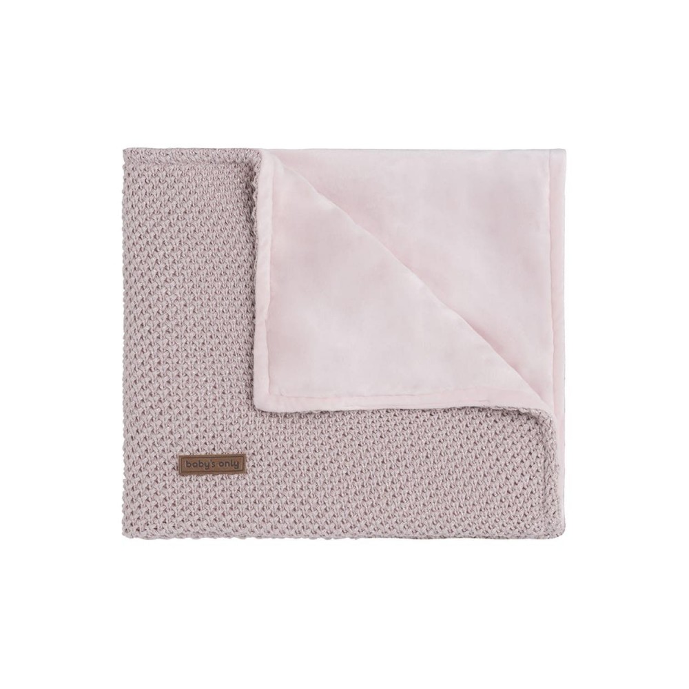 Babys only Babydecke soft Sparkle-Flavor, Silber-Rosa Melee 70 x 95 cm